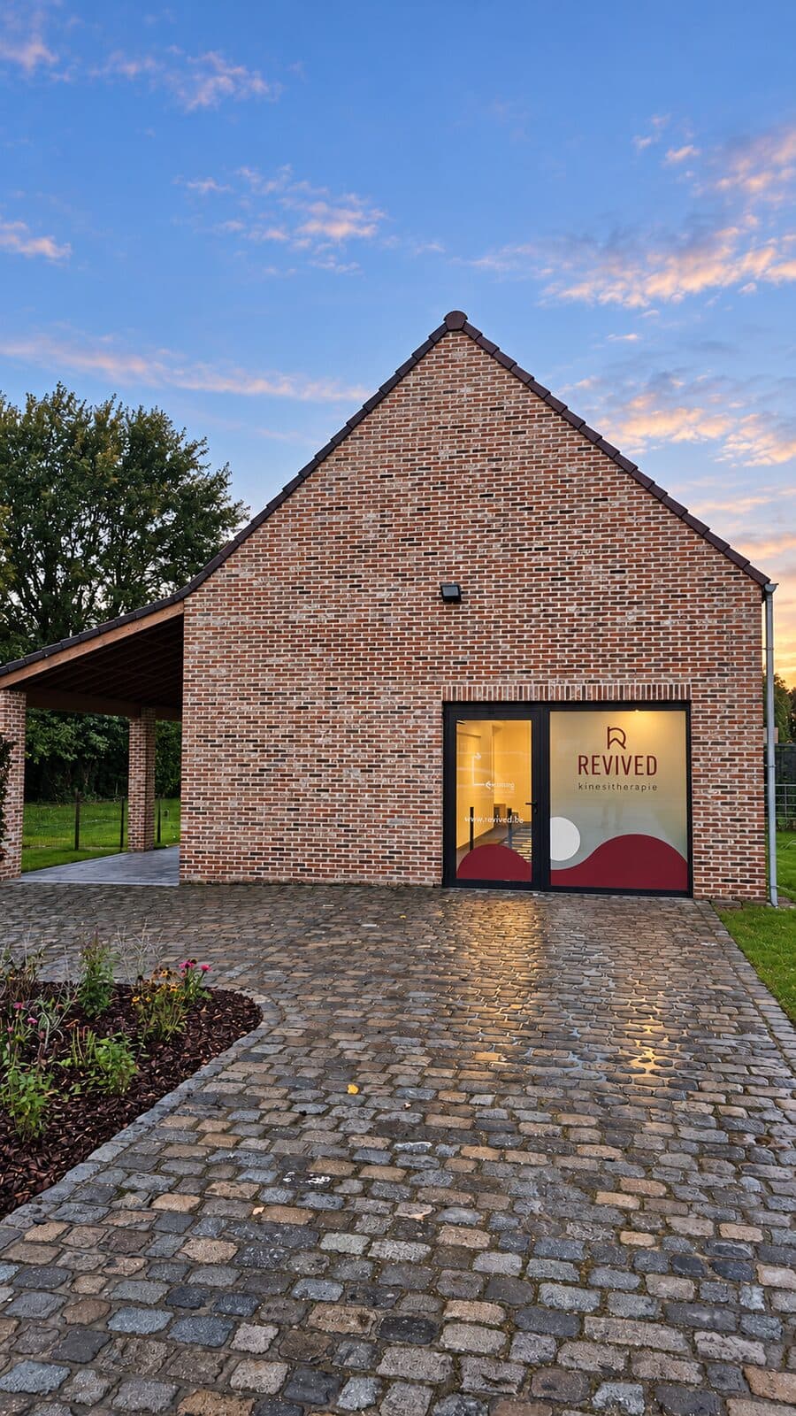 De praktijk van Revived aan de Broekstraat 37 in Overmere